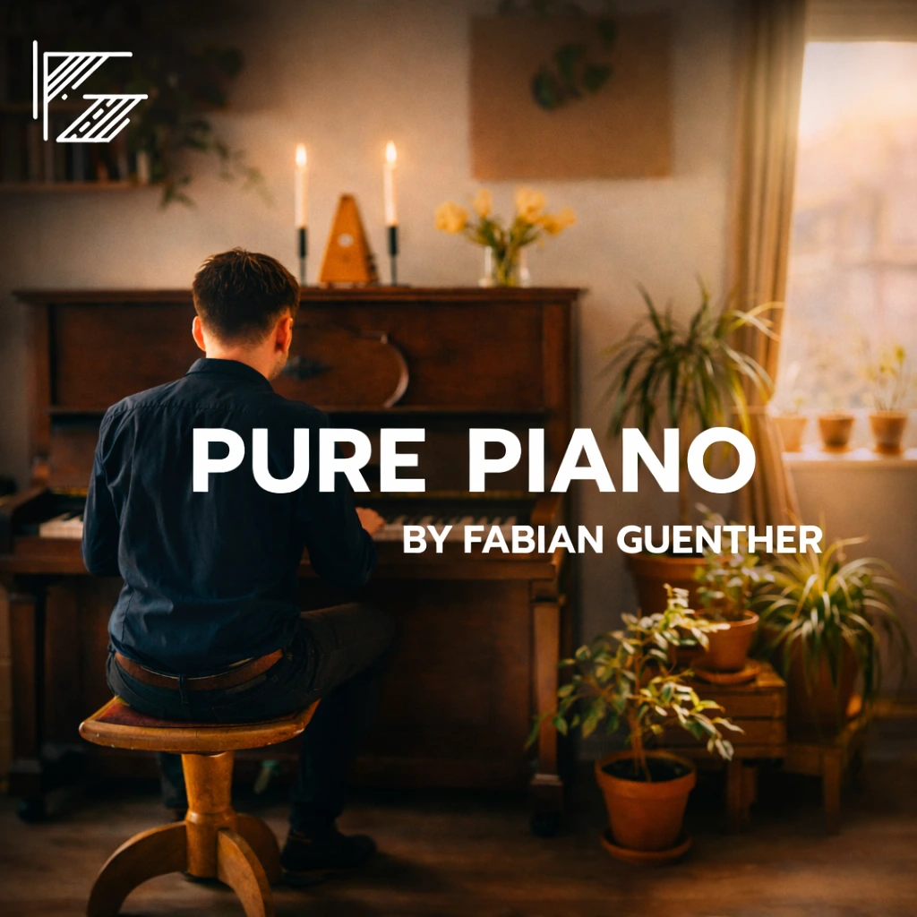 Fabian Günther spielt Solo-Klaviermusik im Studio